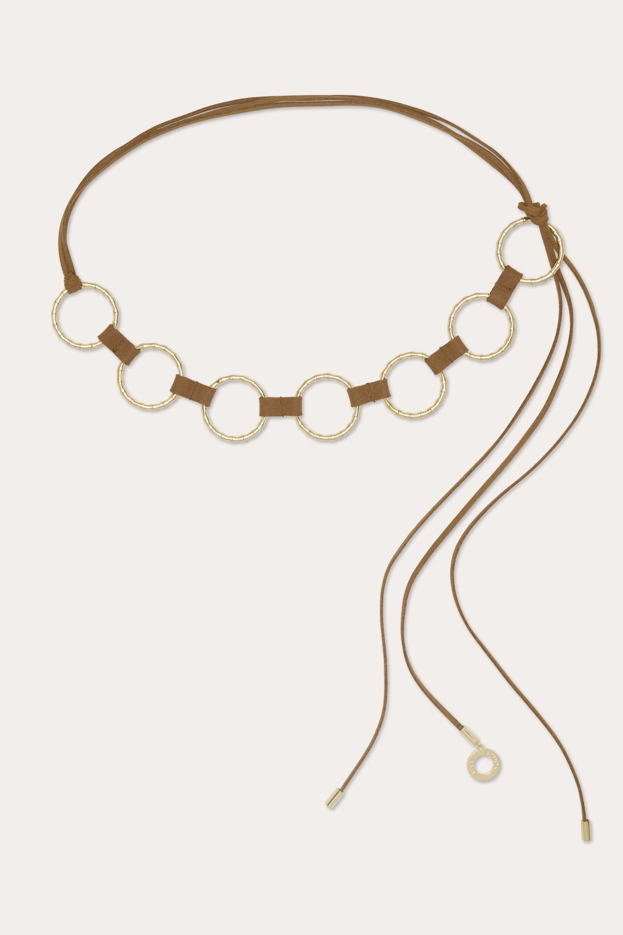 Chiara Suede Chain Belt - 1