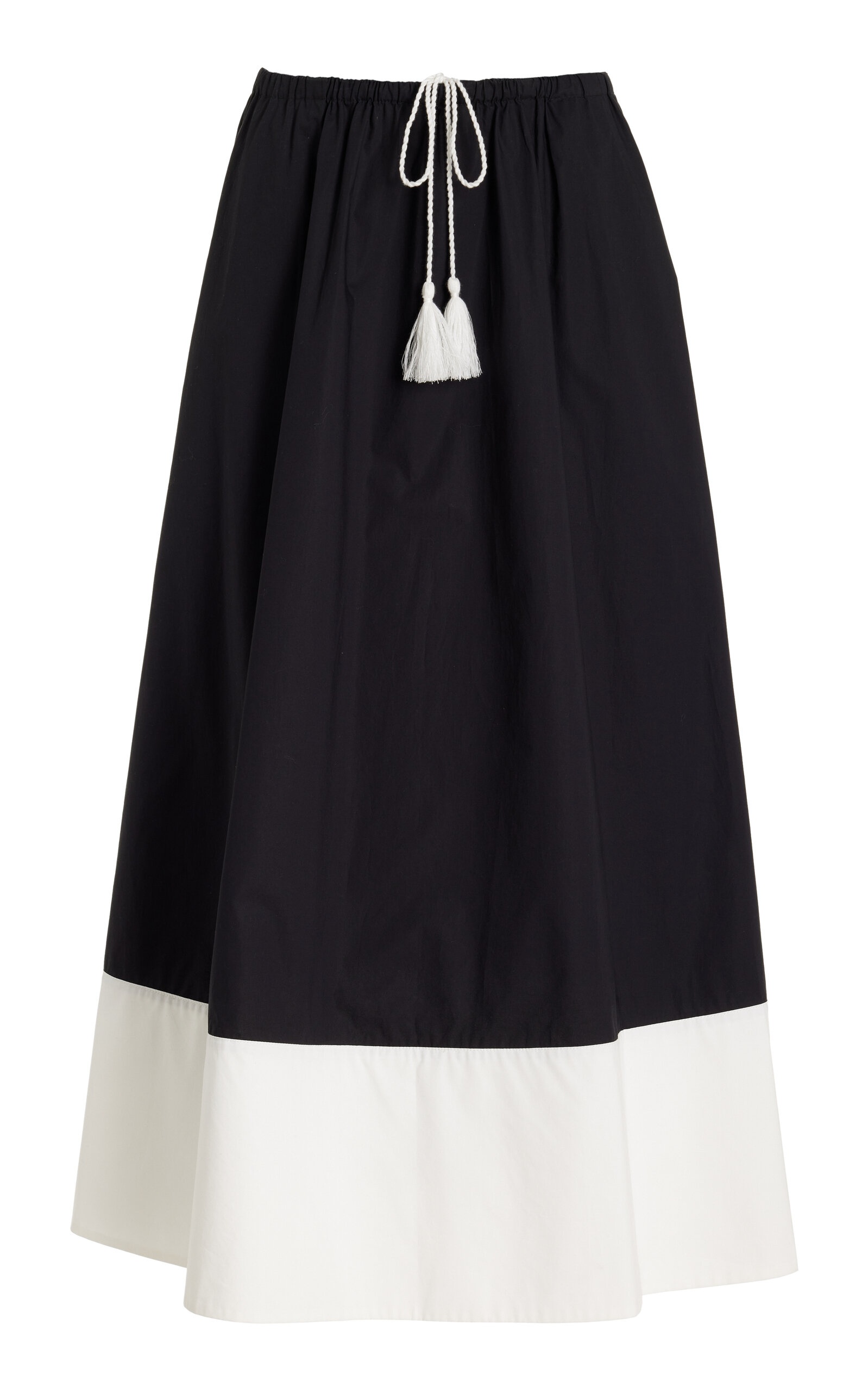 Exclusive Pheobes Cotton Maxi Skirt black/white - 1