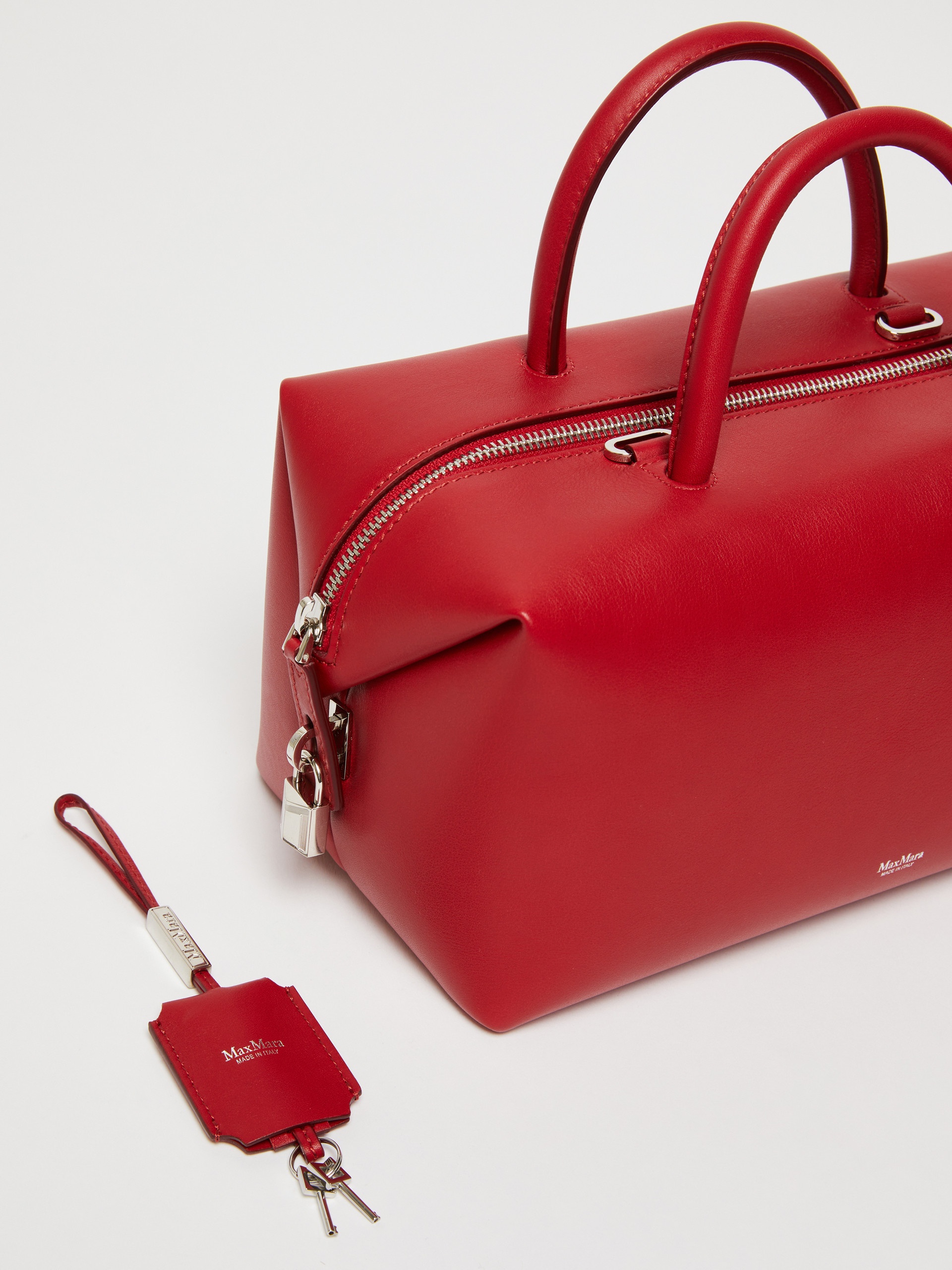 トートバッグ Max Mara HOLDALLM - Medium Satchel in Natural Leather Max Mara Holdallm - Medium Satchel In Natural Leather | ModeSens