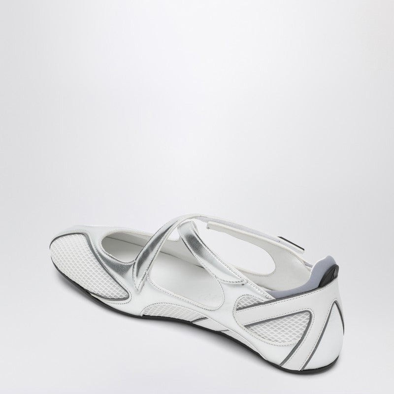The Attico Ballerina Flat Floor 01 Silver Women - 2