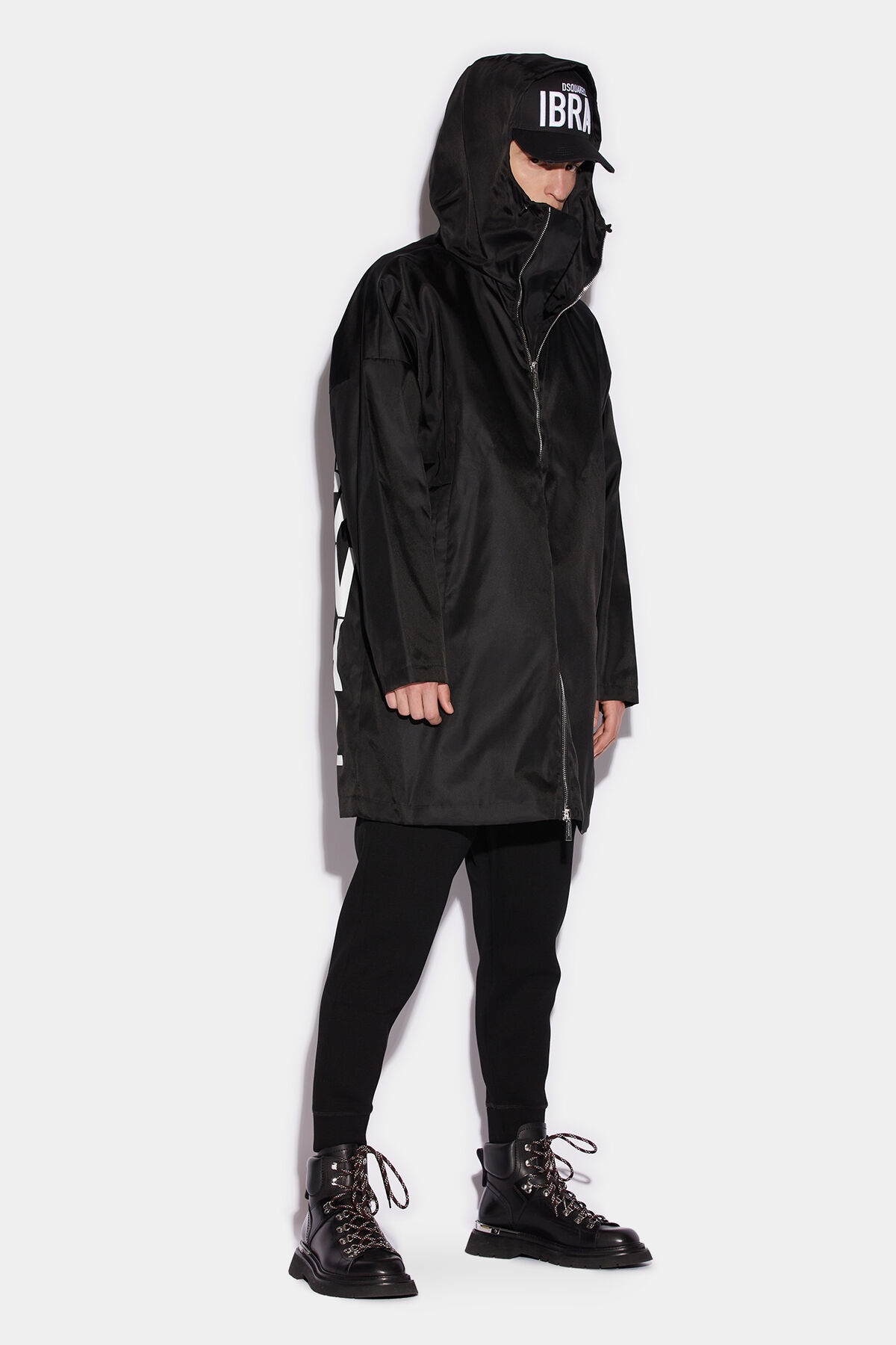 IBRA BLACK ON BLACK WINDBREAKER - 3