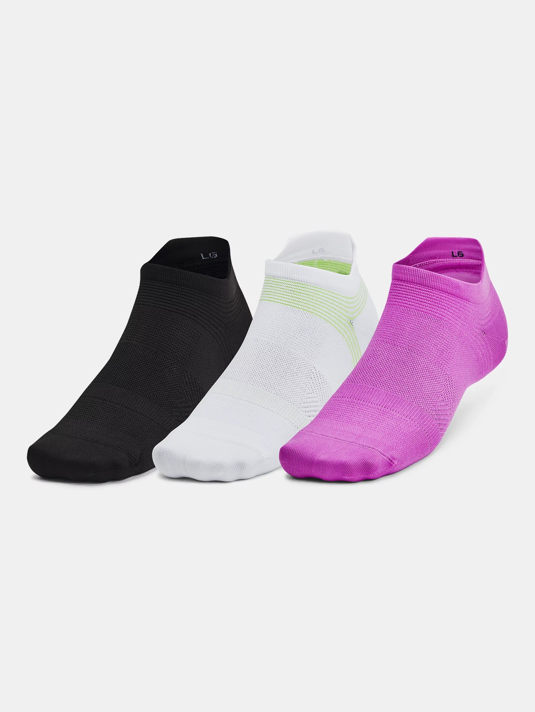 Unisex UA ArmourDry® Run Lite 3-Pack No Show Tab Socks - 3
