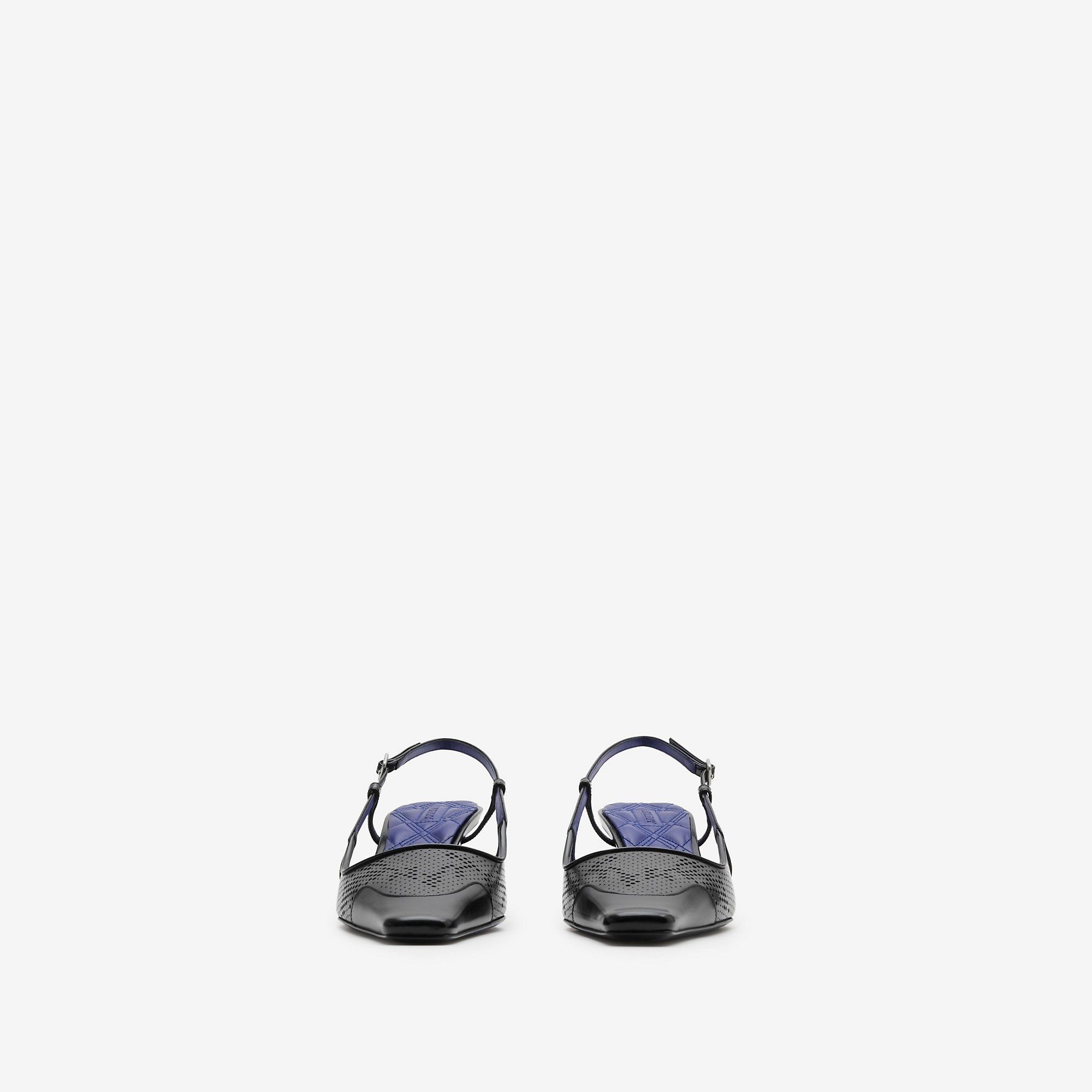 Leather Chisel Slingback Pumps​ - 3