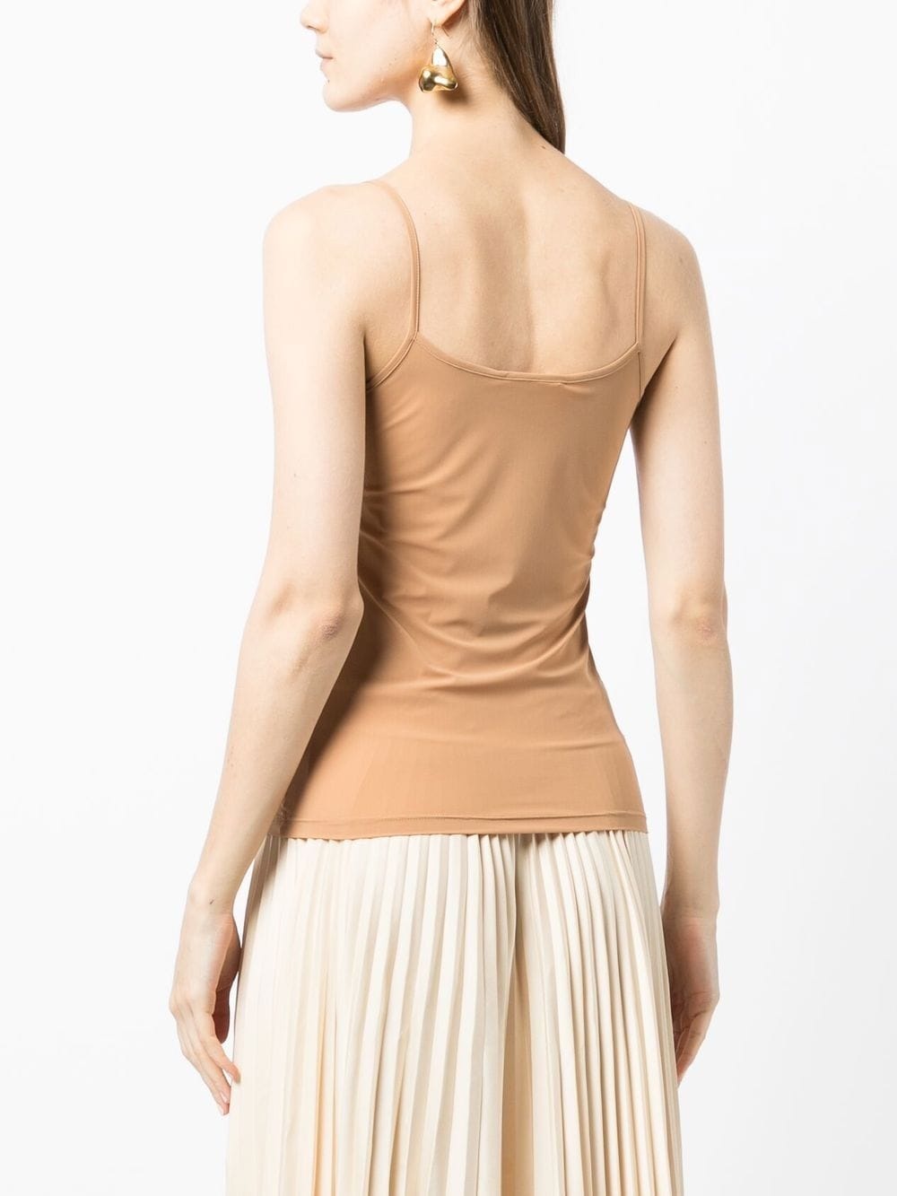 V-neck sleeveless top - 4