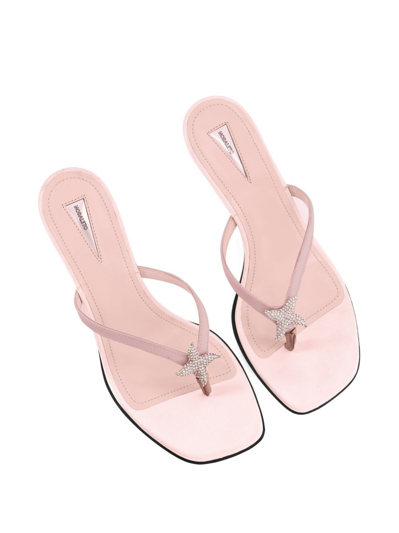 NODALETO Dona Ariel star embellished sandals outlook
