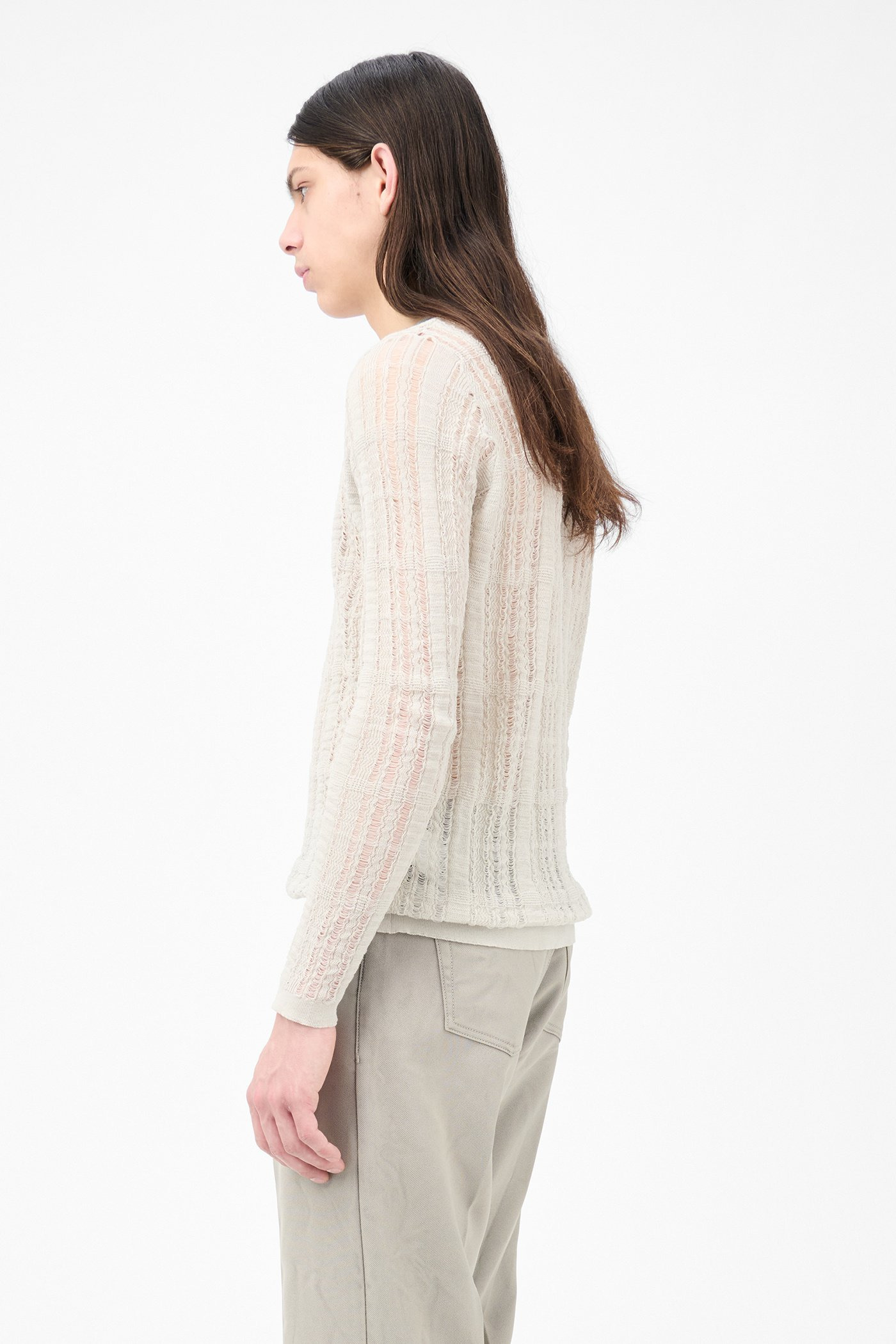 Formal Roundneck Cloud Grey Tech Cotton - 4