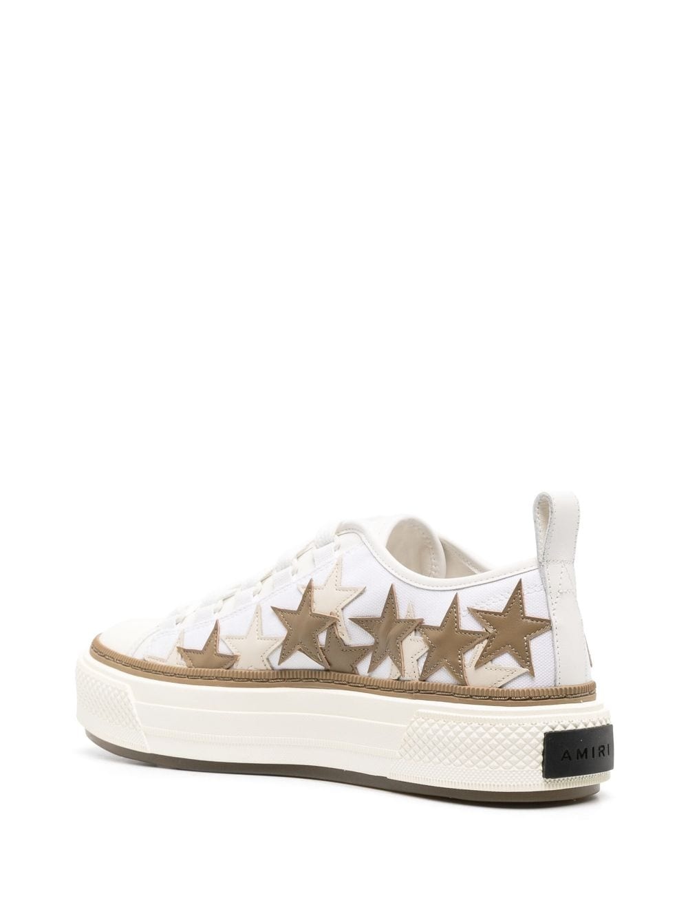 star-patch low-top sneakers - 3