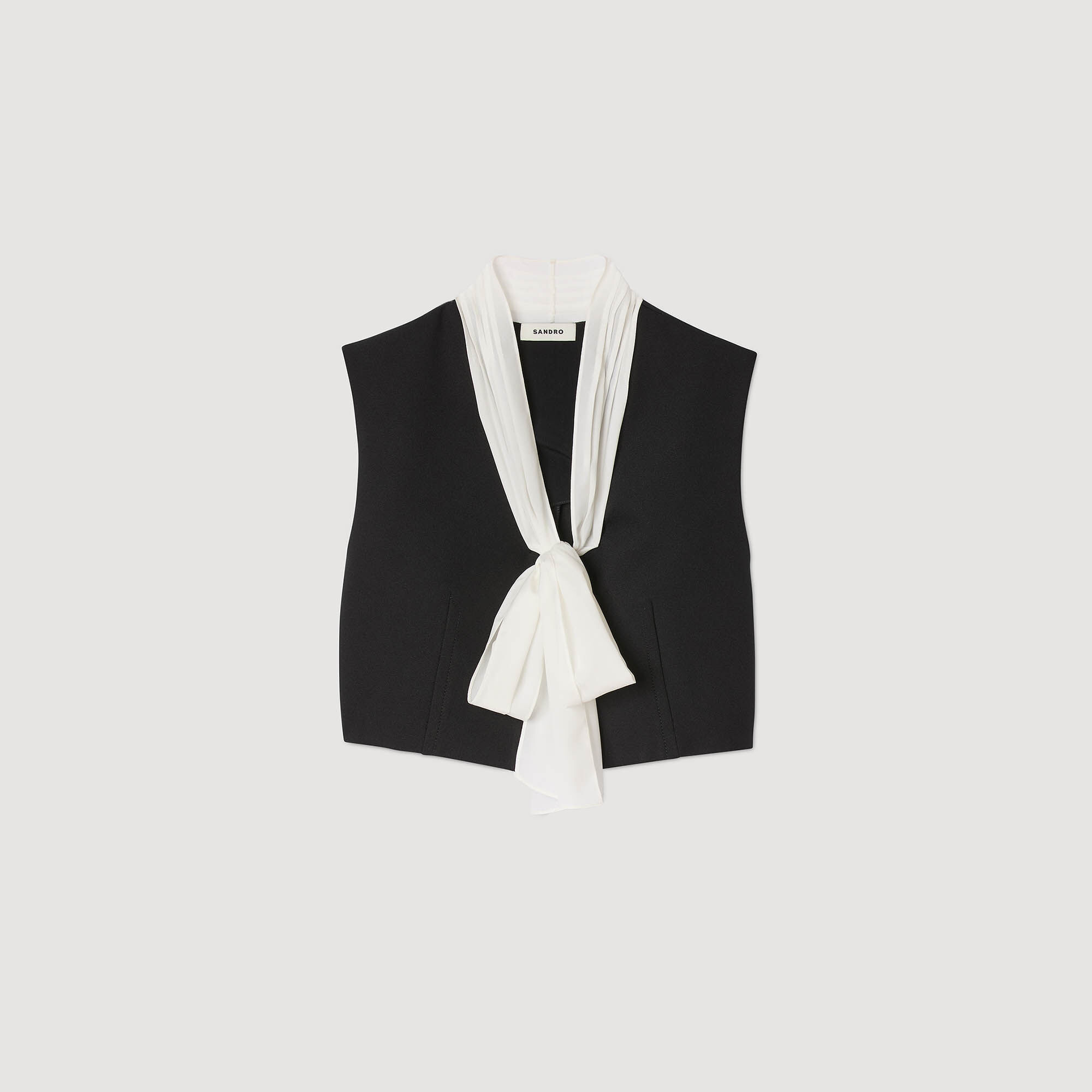 BOW NECK CROP TOP - 6