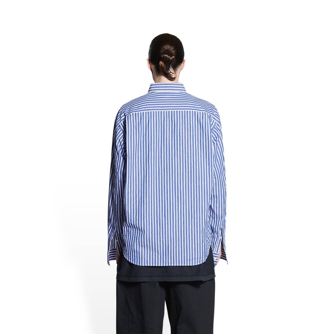 Men's Bb Corp Shirt Large Fit in Blue - 4