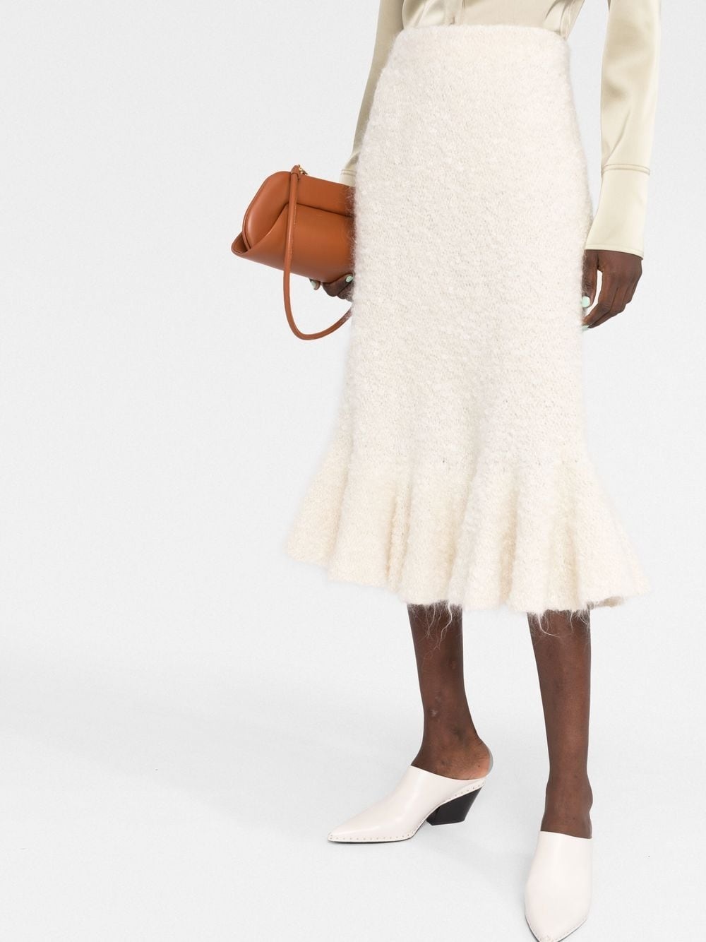 pleated-hem skirt - 5