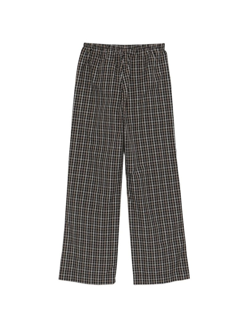 RÓHE drawstring checked trousers outlook