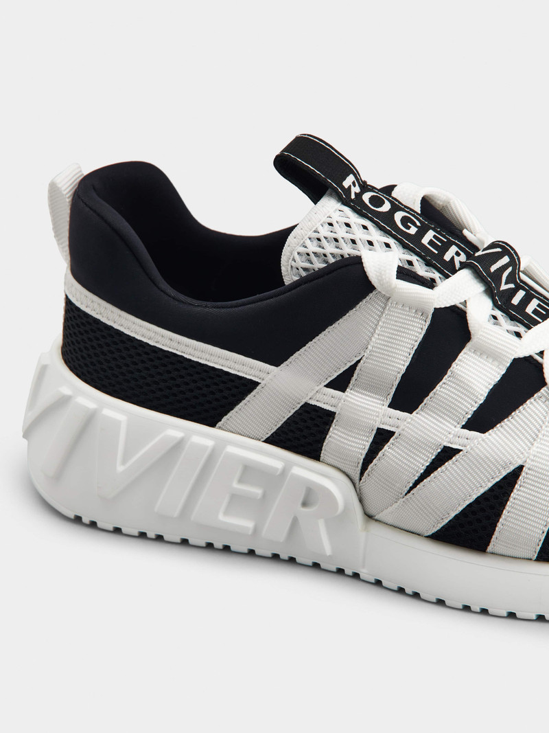 Viv' Go Lace Up Sneakers in Technical Fabrics 8