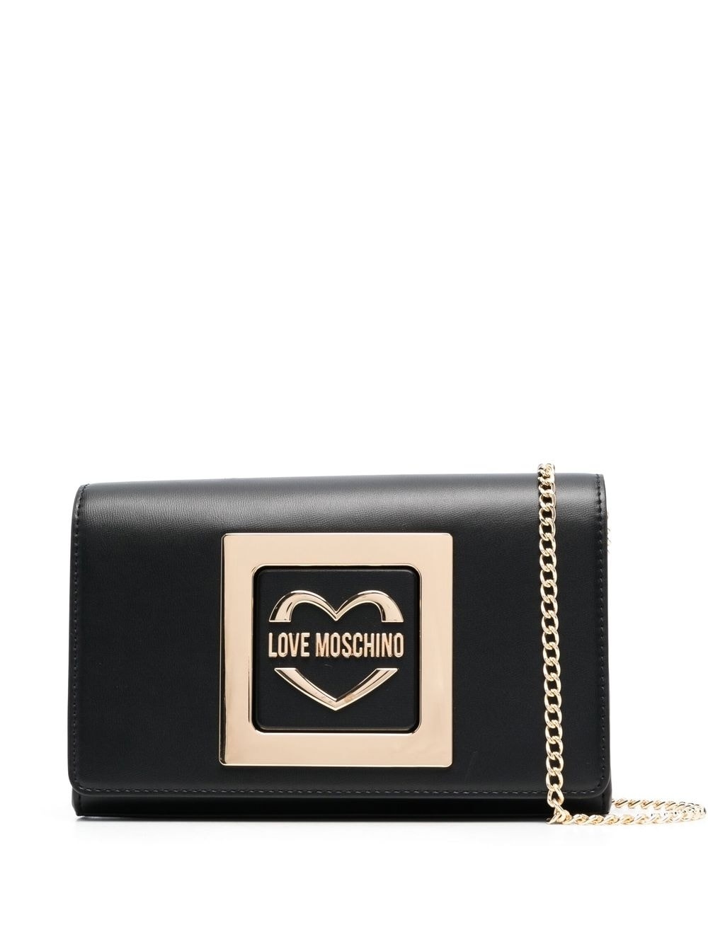 logo-plaque crossbody bag - 1