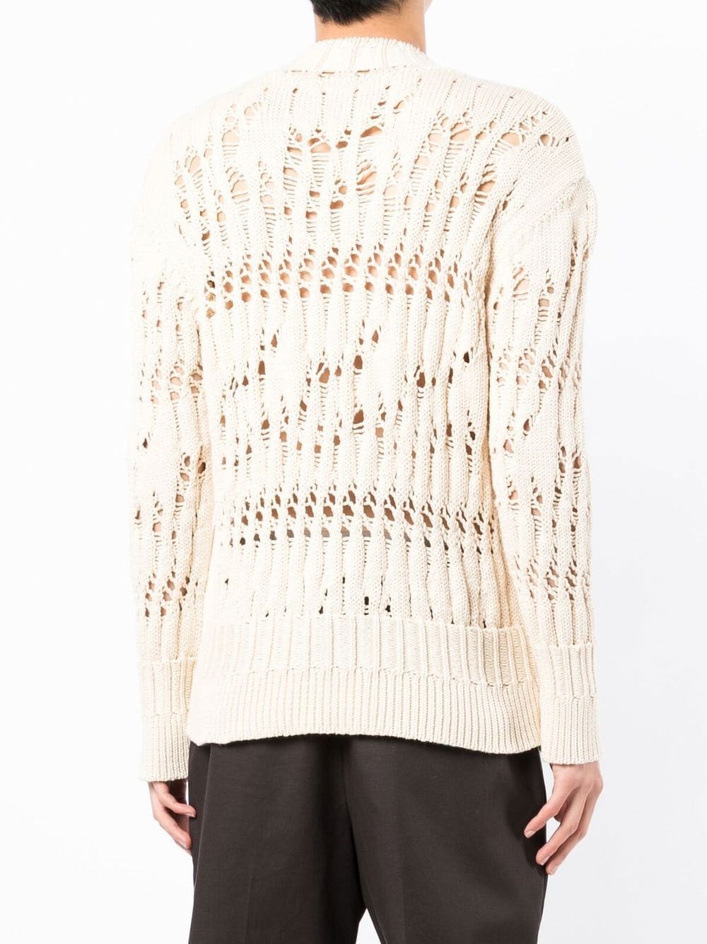 clemens open-knit jumper - 4