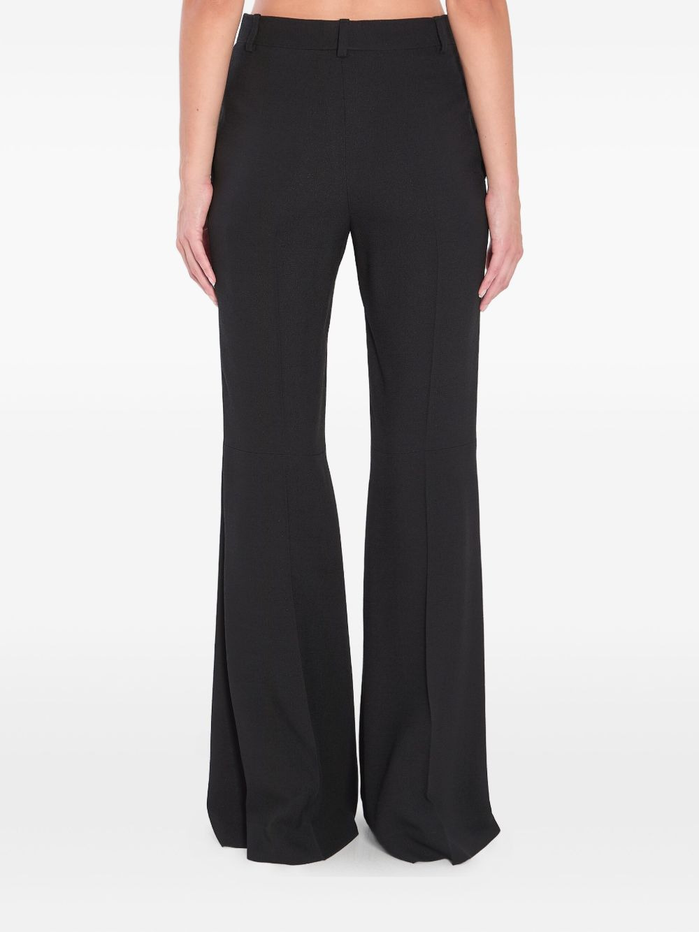 cotton flared trousers - 4
