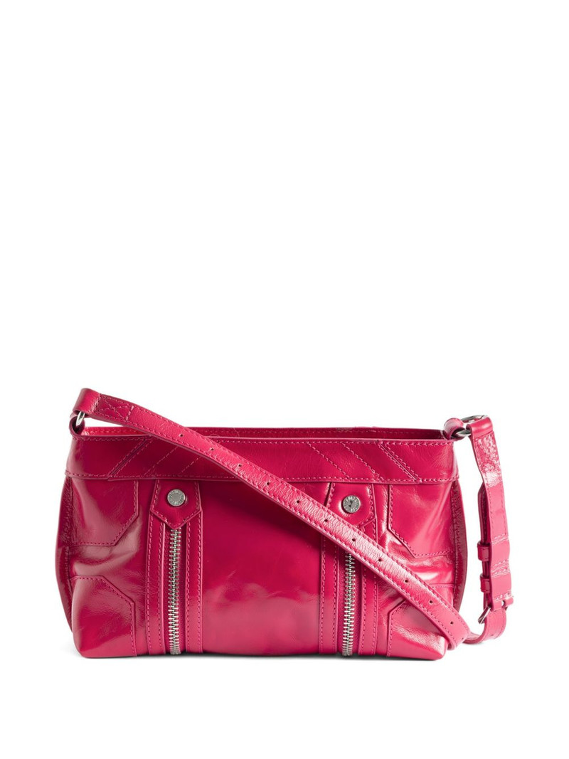 Sunny Mood zipped patent satchel bag 3