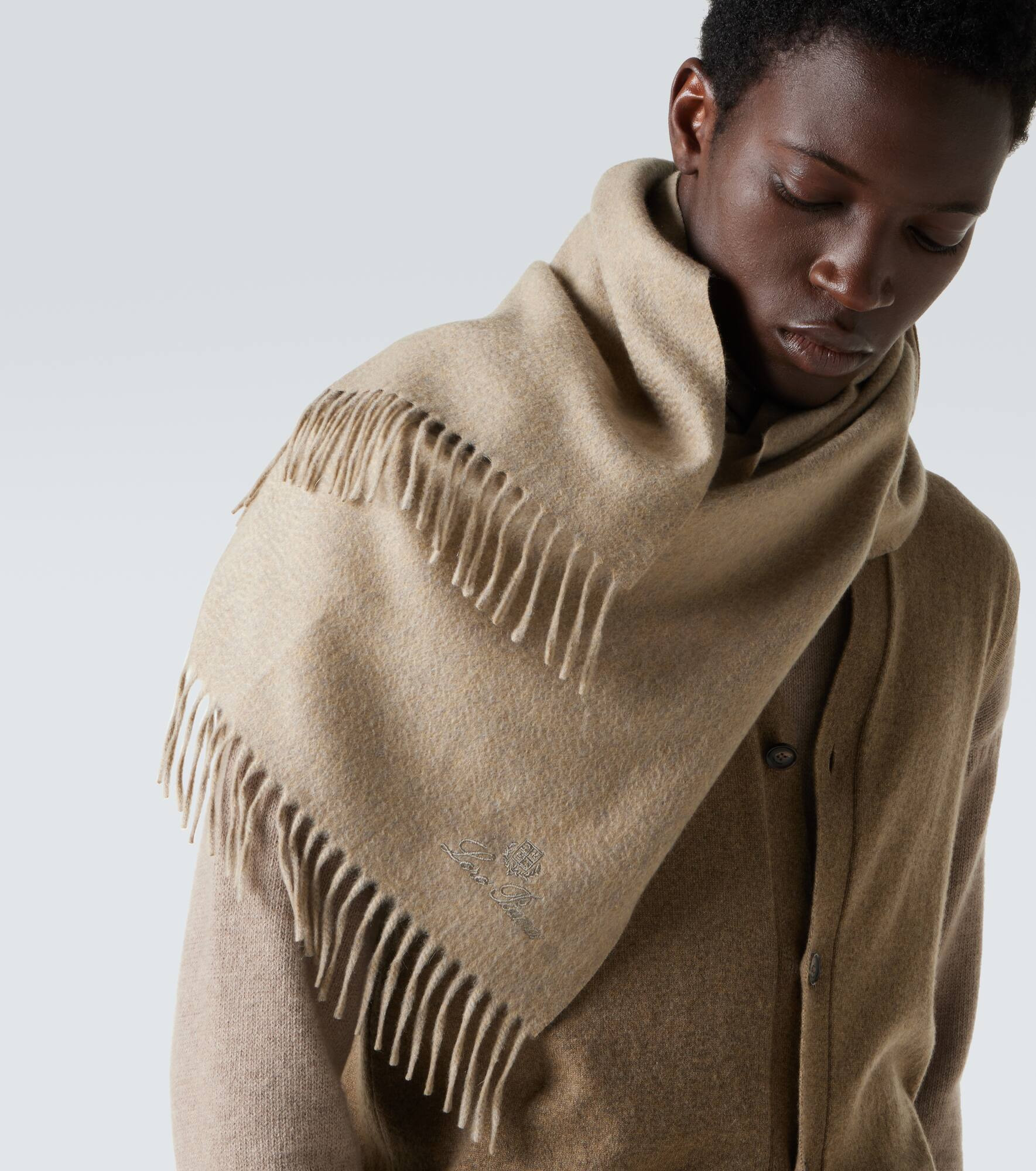 Grande Unita cashmere scarf - 3