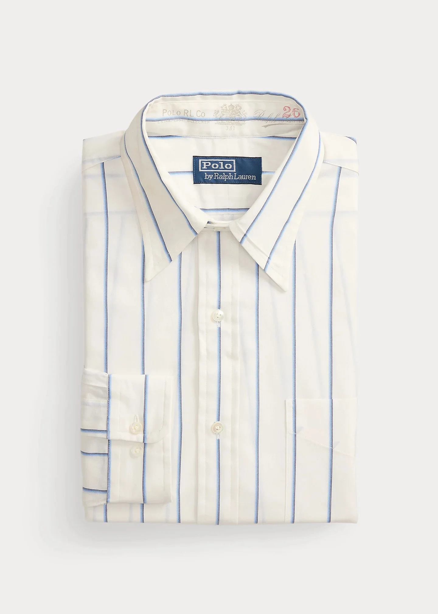 Custom Fit Striped Woven Shirt - 1