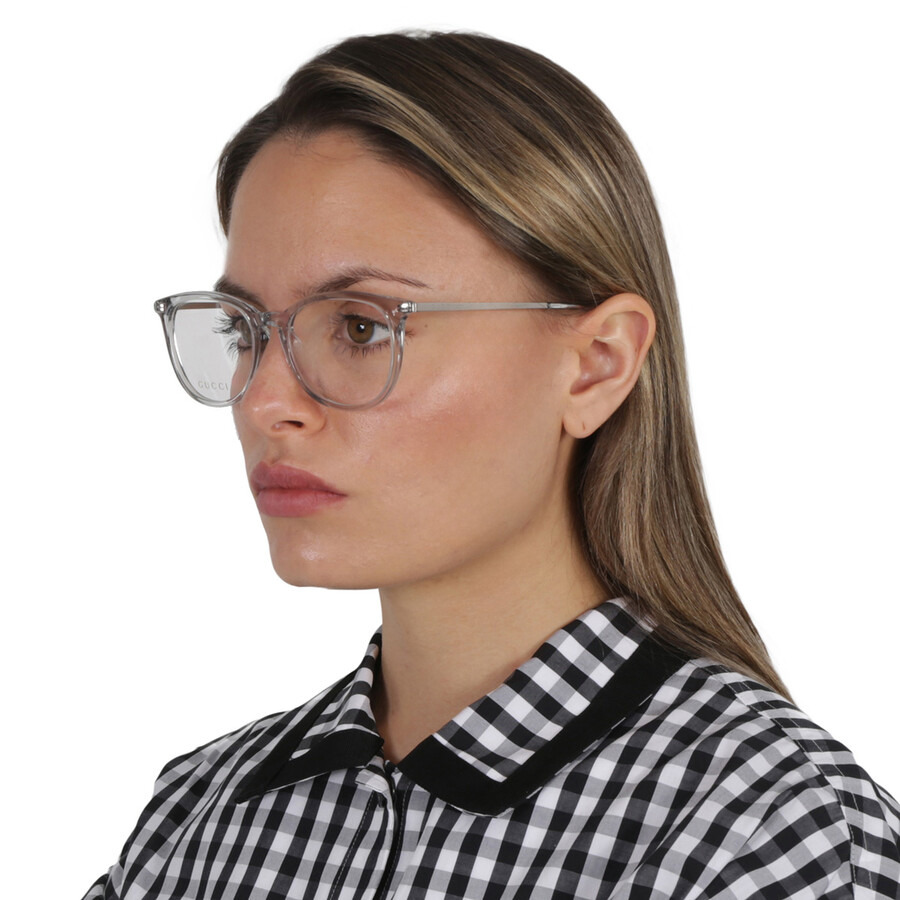 Gucci Demo Oval Ladies Sunglasses GG1468OA 002 52 - 2