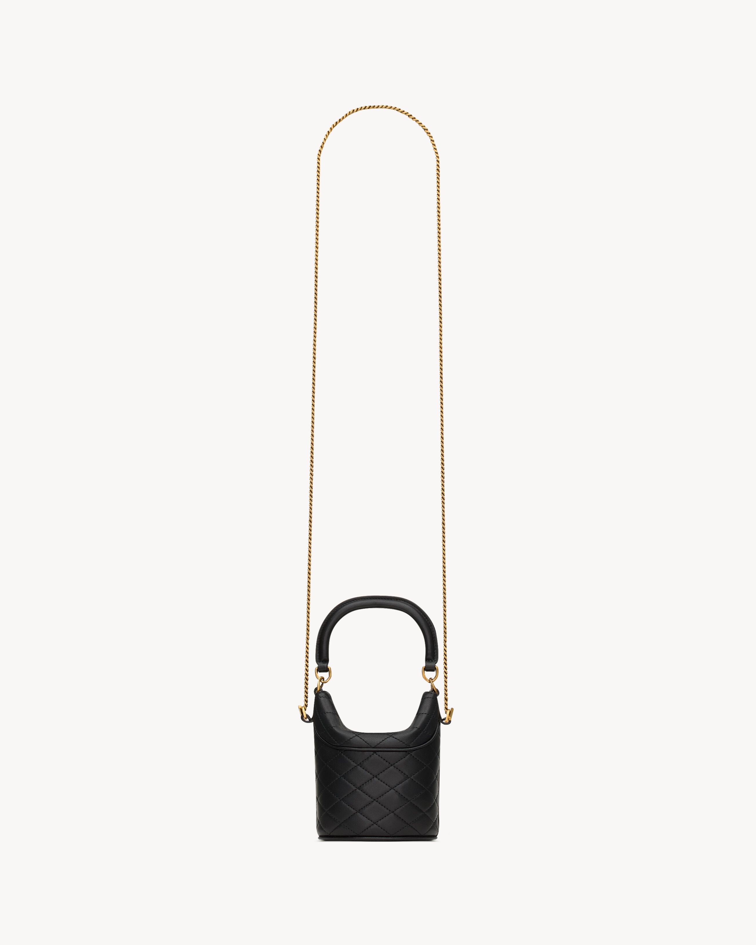 GABY MINI BUCKET IN LAMBSKIN - 3