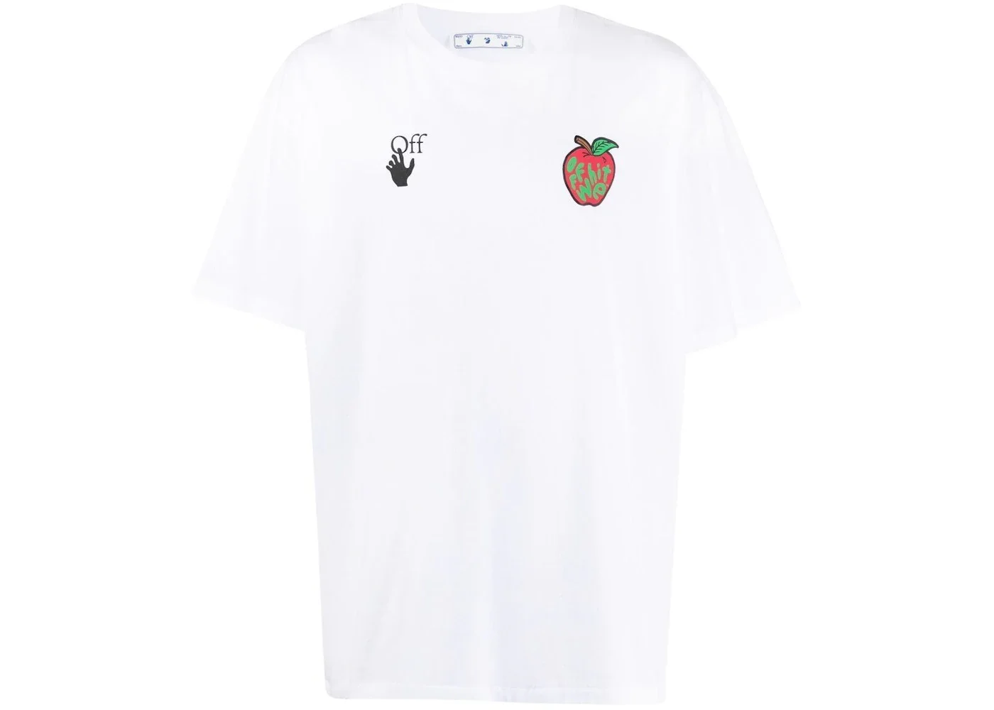 OFF-WHITE Apple Arrow Print T-shirt White - 1