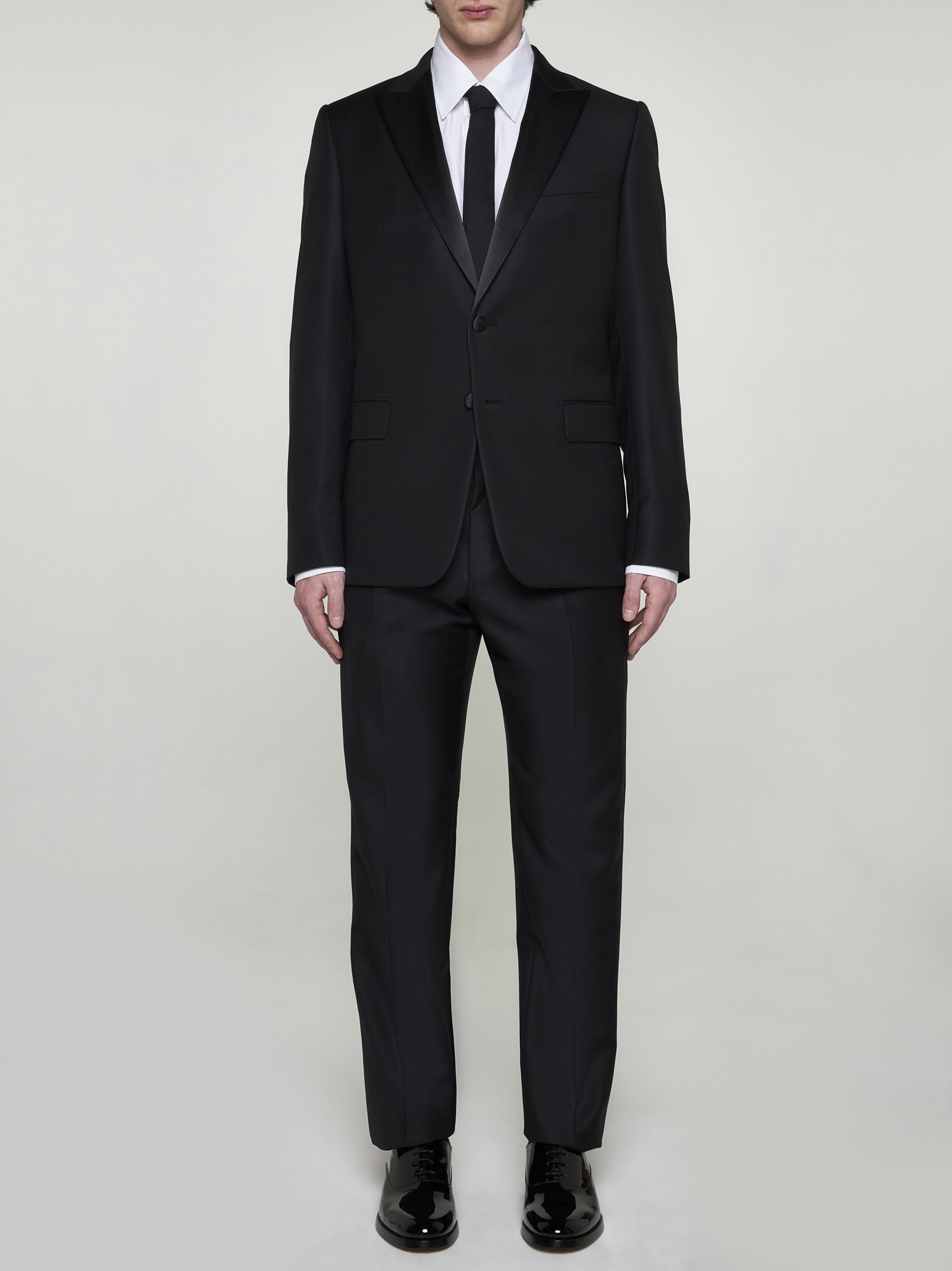 Wool-blend slim-fit tuxedo - 2