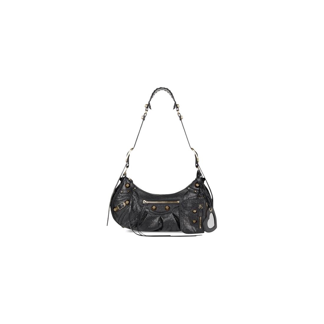 Women's Le Cagole Small Shoulder Bag  in Black - 1