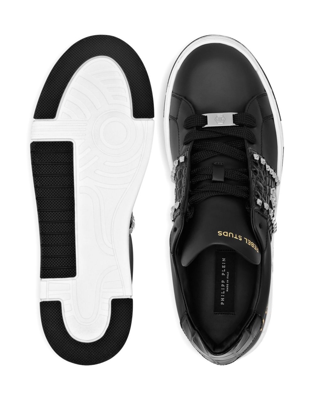 stud-embellished sneakers - 3