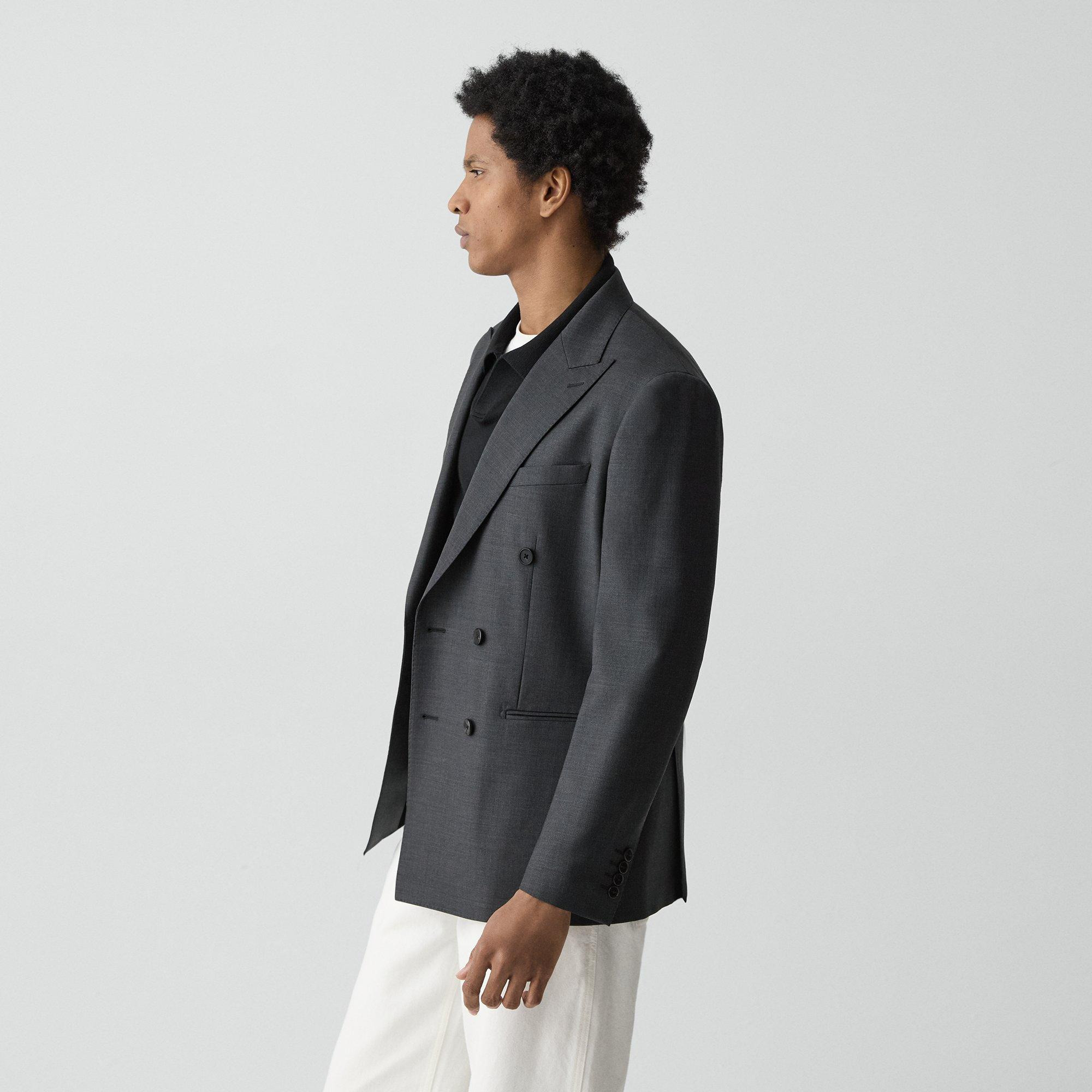 Standard Double-Breasted Blazer in Sartorial Wool - 3