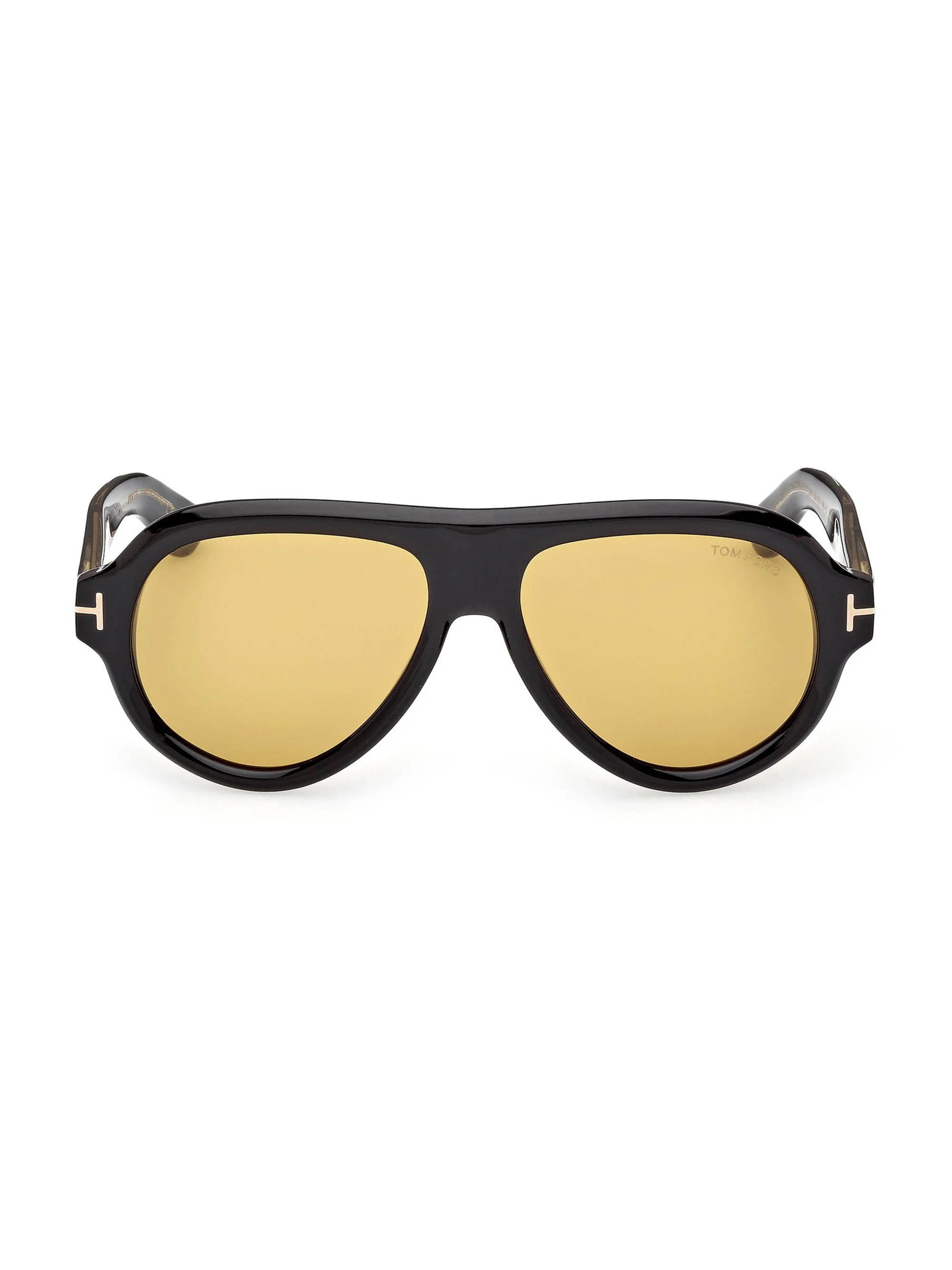 Men's TOM FORD ICON 59MM Pilot Sunglasses - Black Yellow - 1