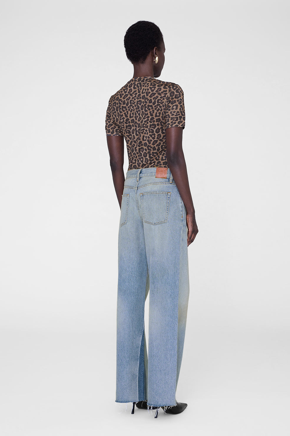 Sylvie Tee - Black And Brown Leopard - 3
