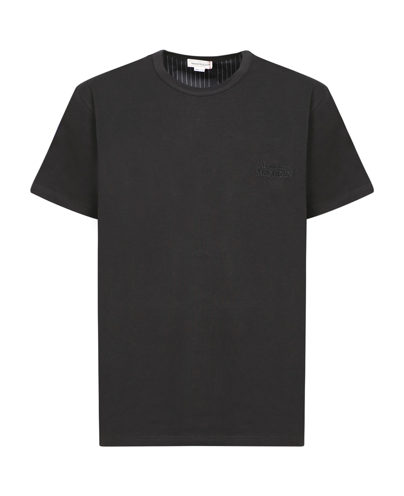 Alexander McQueen Hybrid Black T-shirt | italist | REVERSIBLE