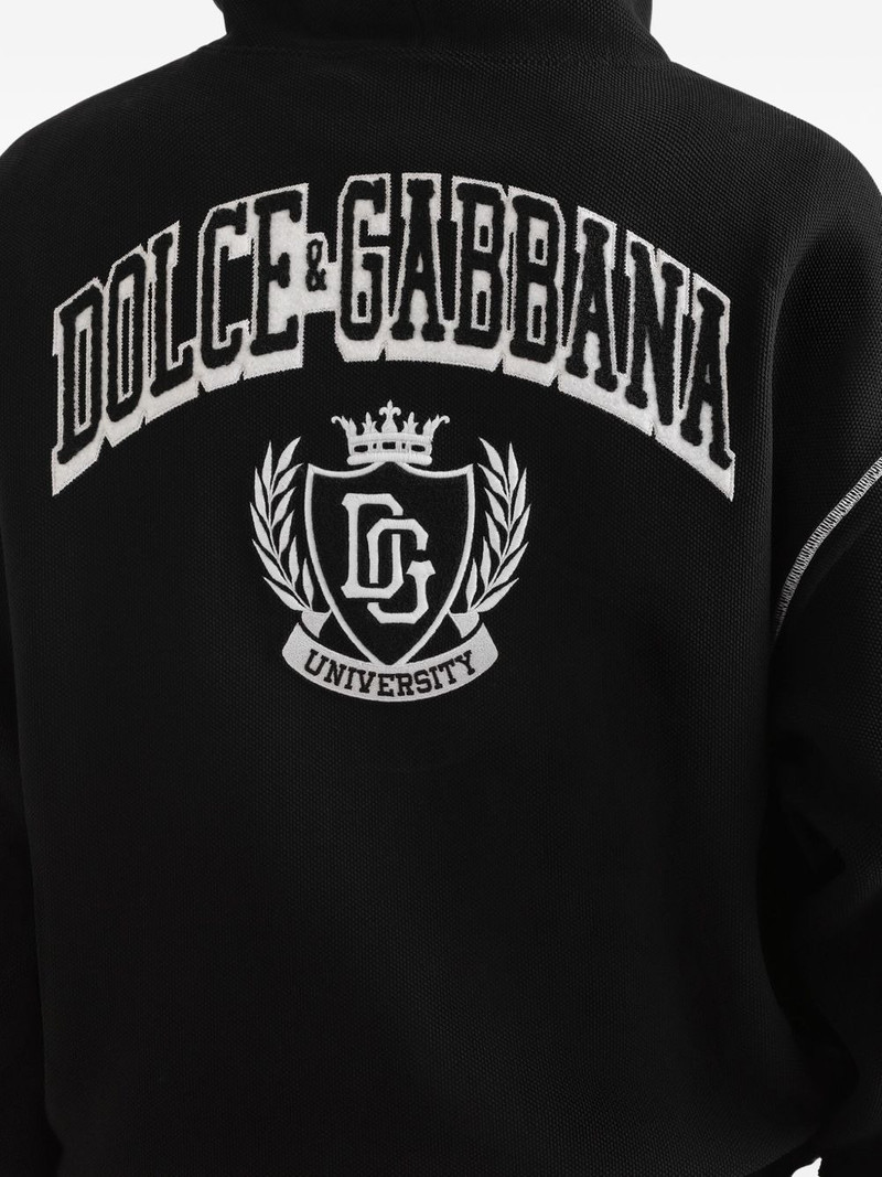 contrast-stitch hoodie 5