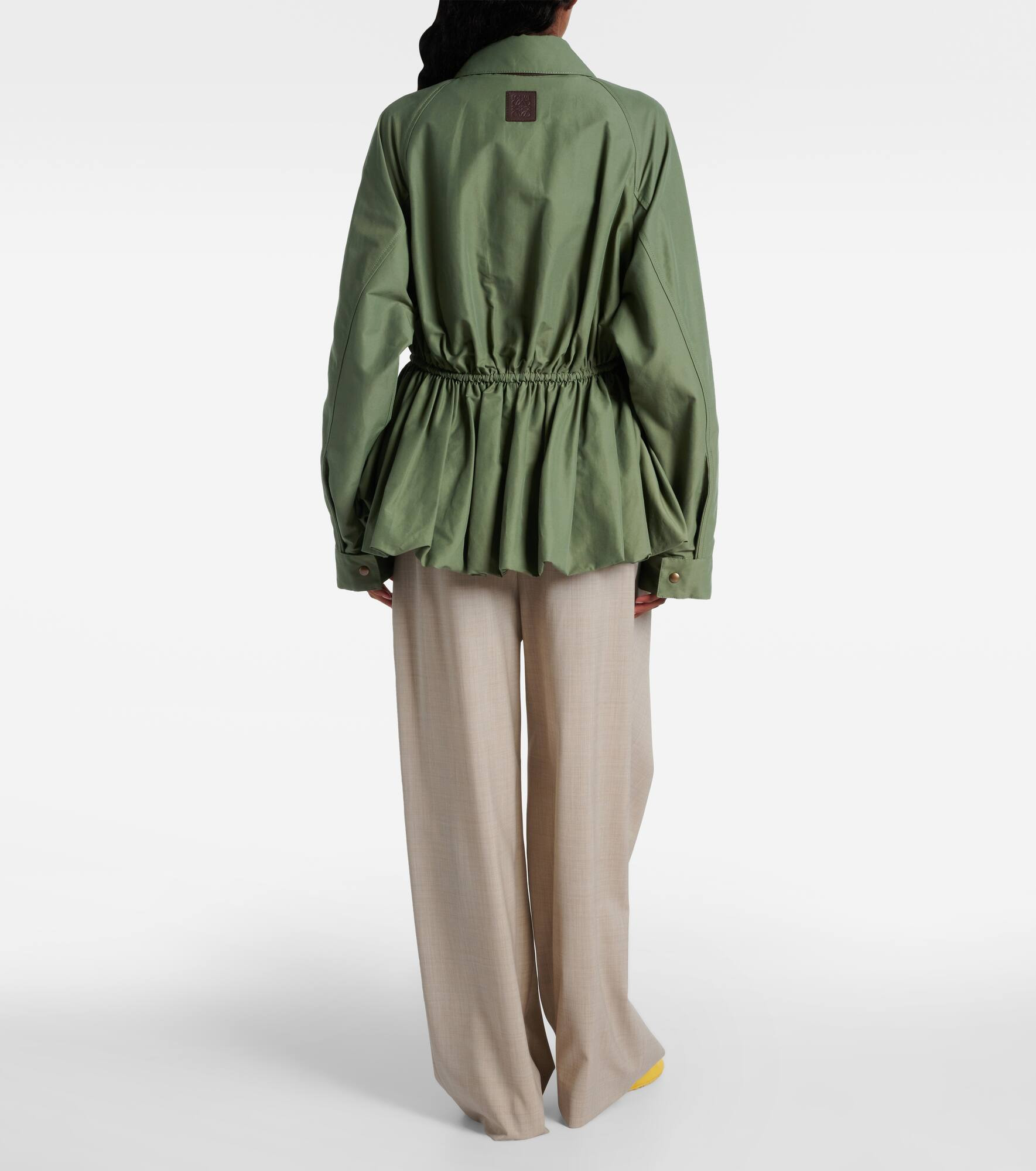 Ruched cotton-blend jacket - 3