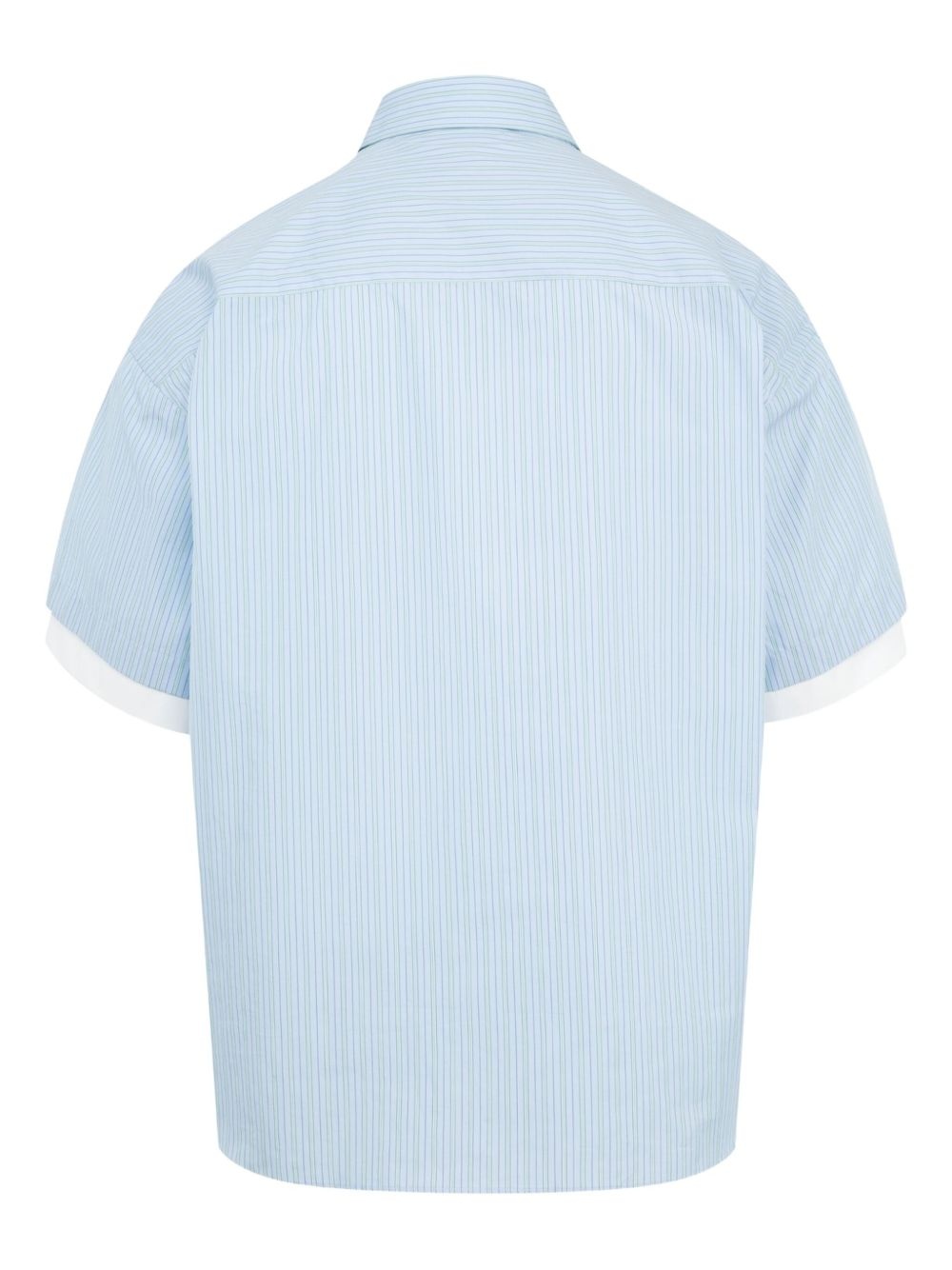 striped double-sleeves shirt - 2