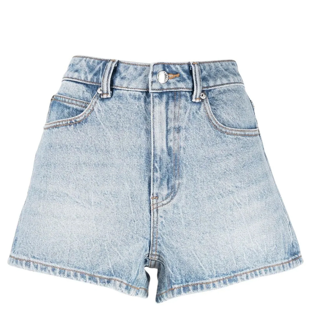 Shorty High-Rise Short In Denim - 1