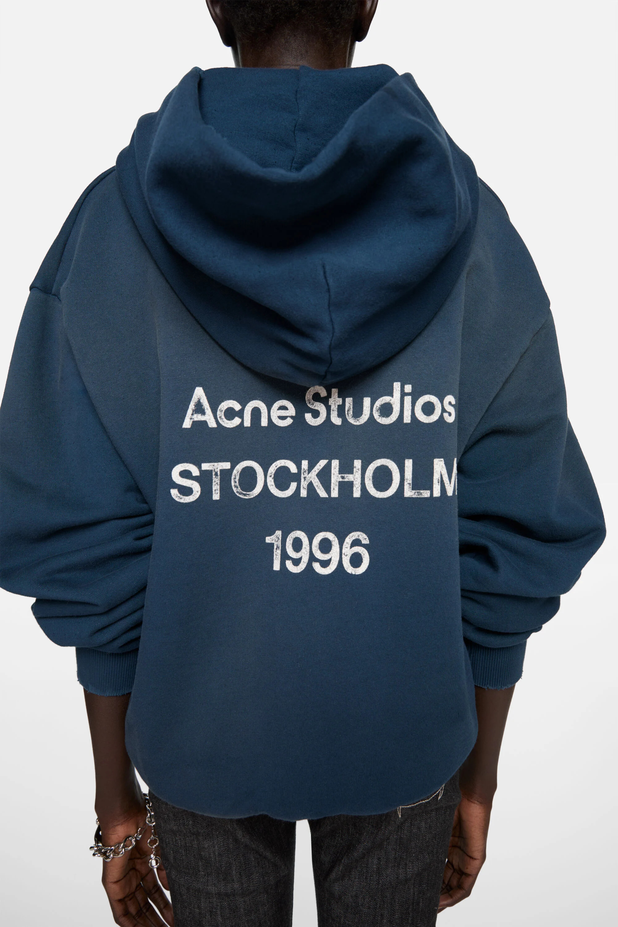 Logo hooded sweater - Deep blue - 5