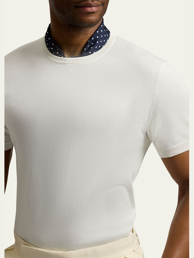 Ralph Lauren Men's Cotton Short-Sleeve Crewneck Sweater outlook