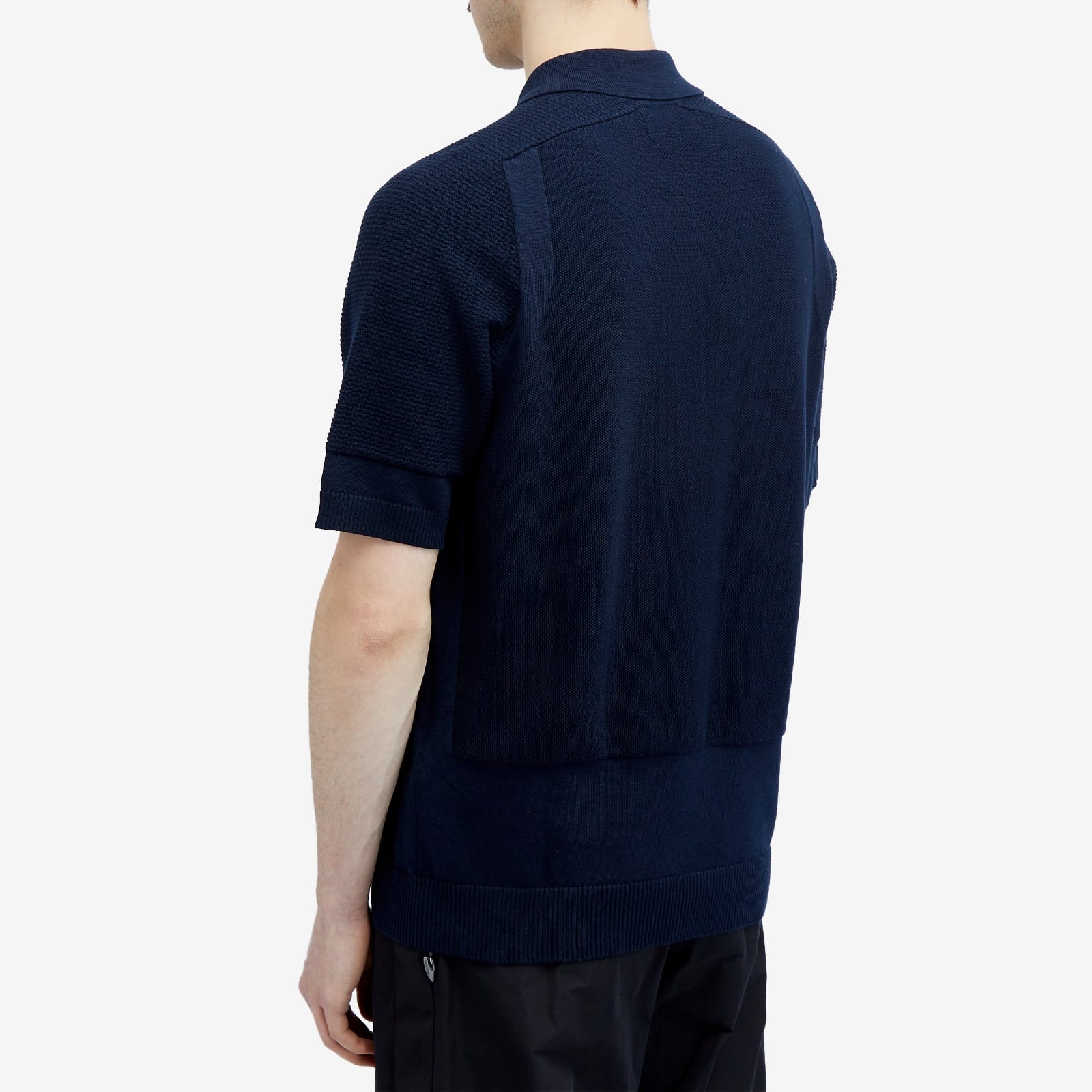 Stone Island Soft Cotton Patch Knitted Polo Shirt - 3