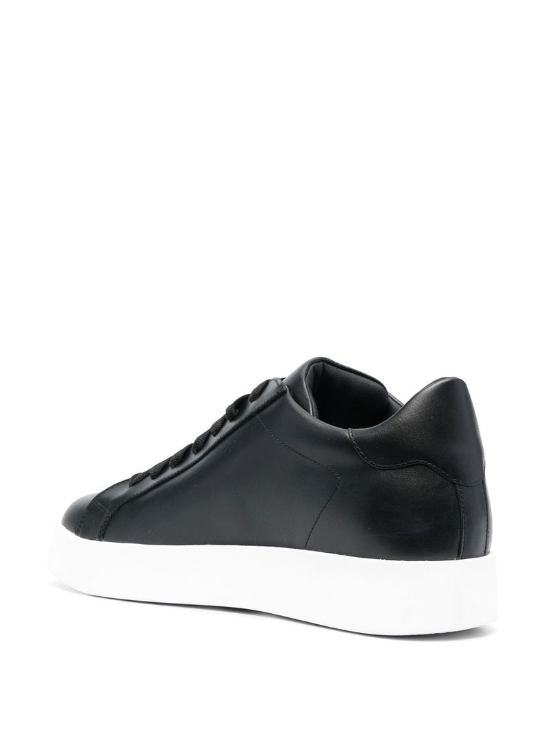 low-top leather sneakers 3