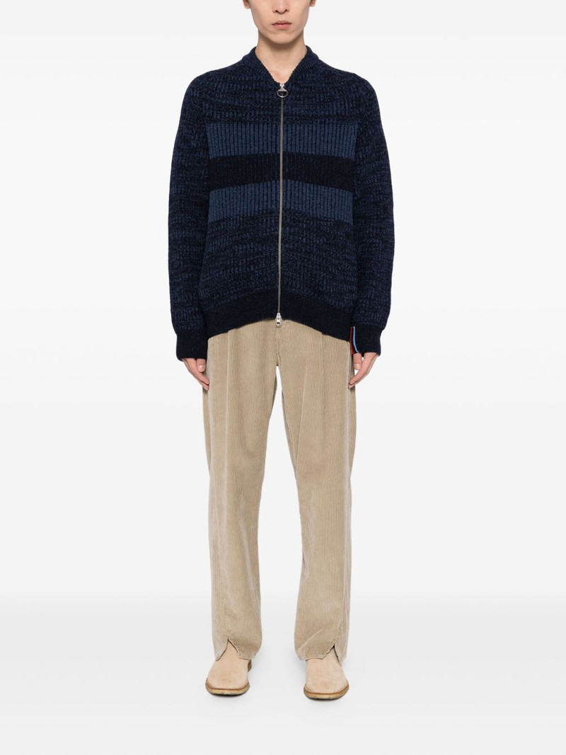 Barbour x Paul Smith bomer cardigan outlook