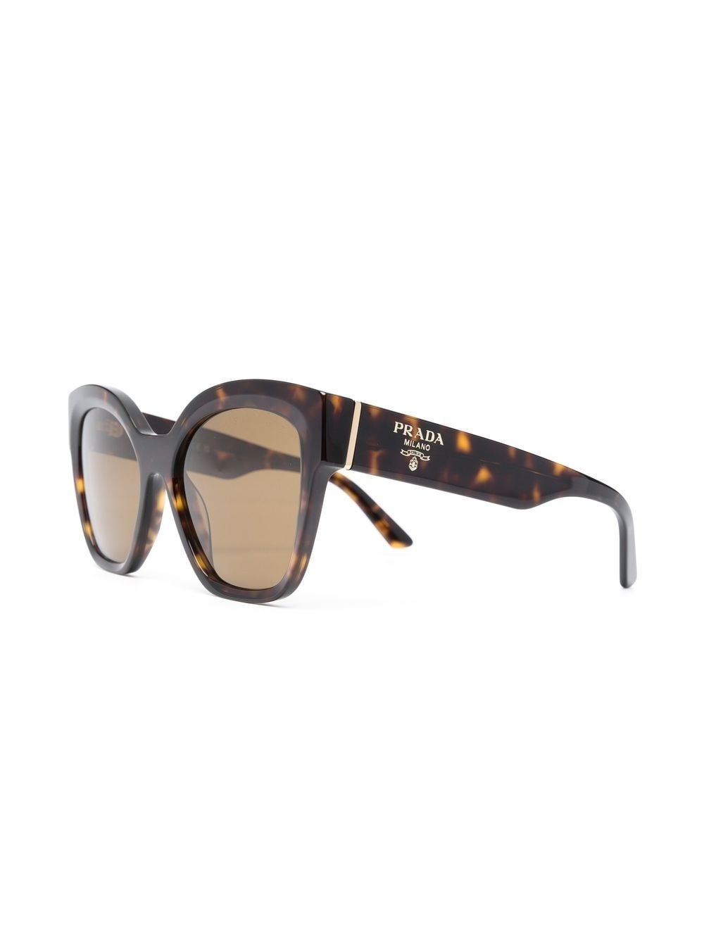 tortoiseshell-effect butterfly-frame sunglasses - 2