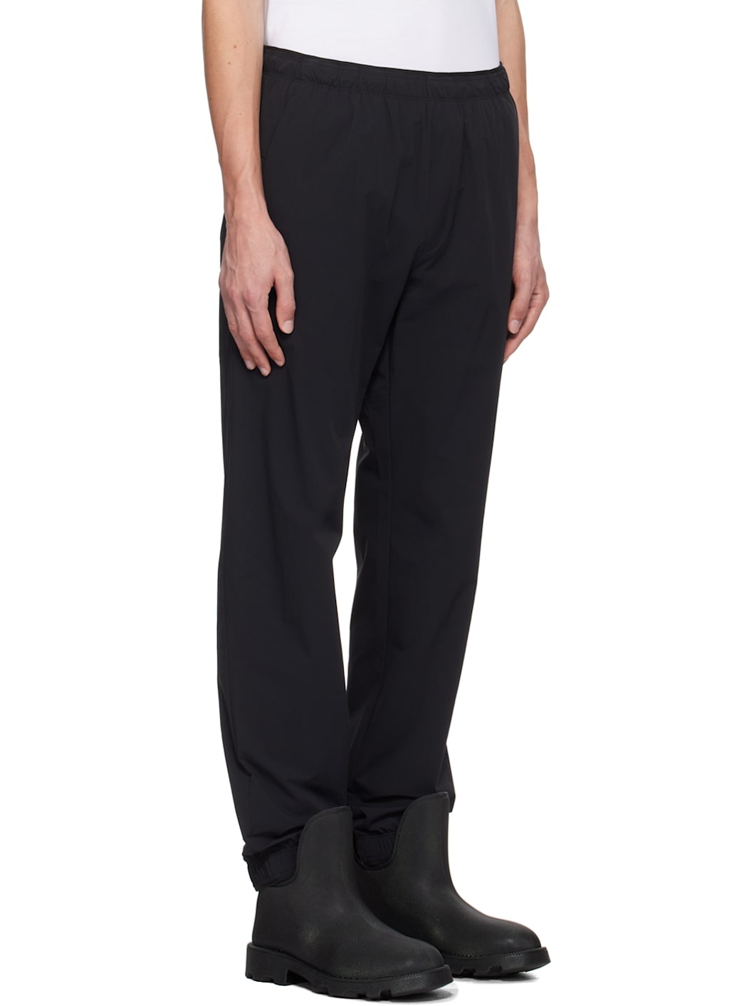 Black Four-Pocket Sweatpants - 2