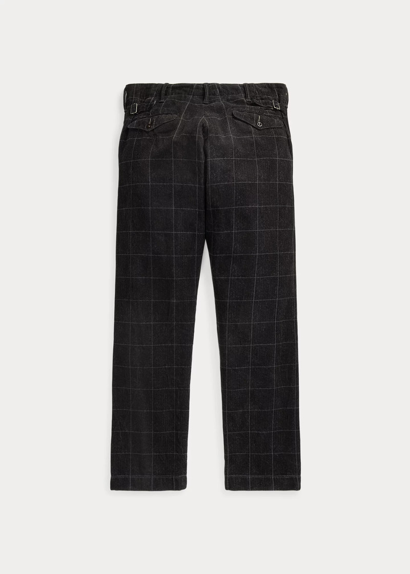 Check-Print Corduroy Officer’s Pant 6