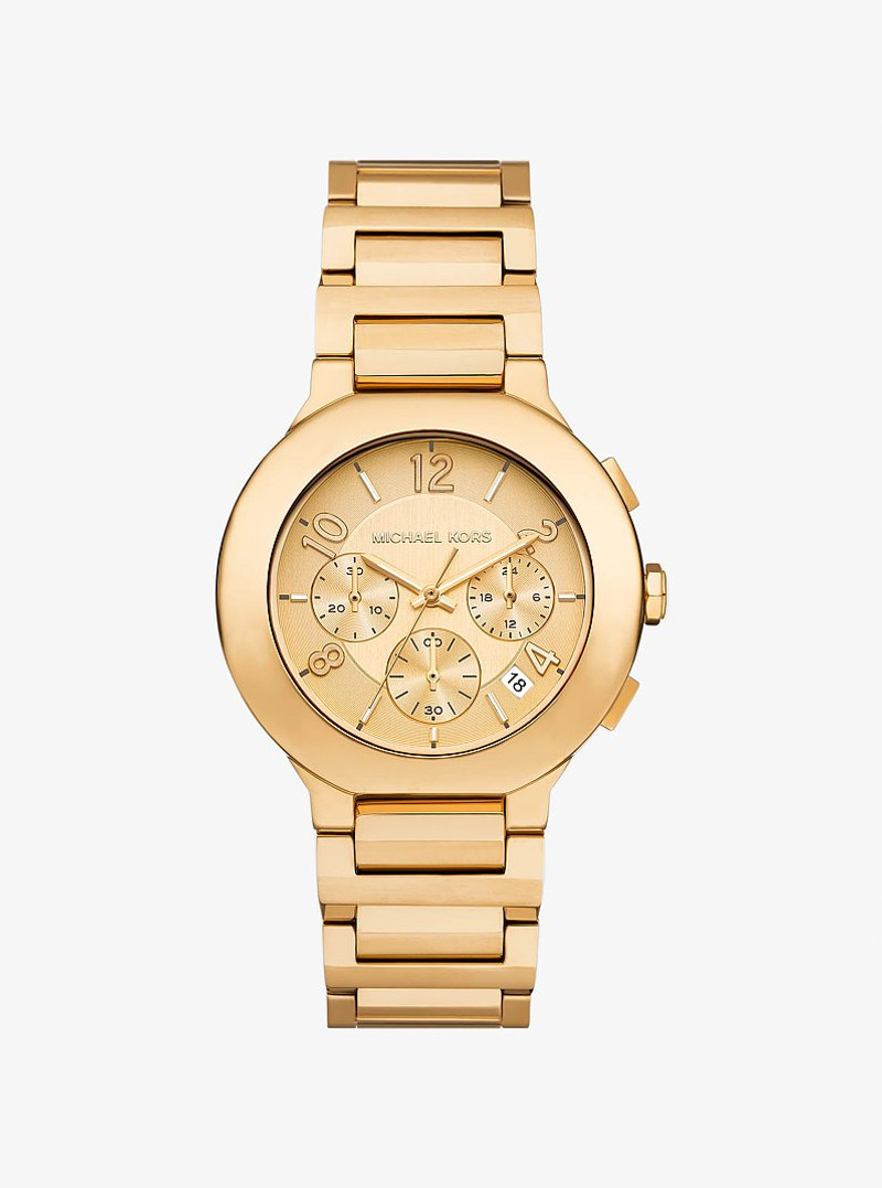 Oversized Gramercy Gold-Tone Watch 1