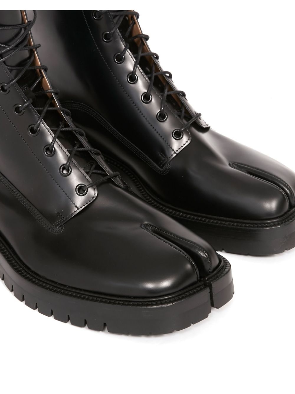 Tabi split-toe lace-up boots - 5