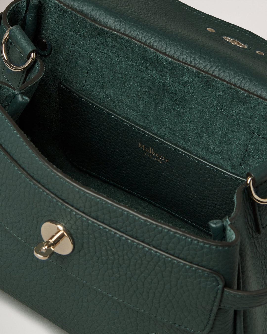 Mini Alexa Mulberry Green Heavy Grain - 4