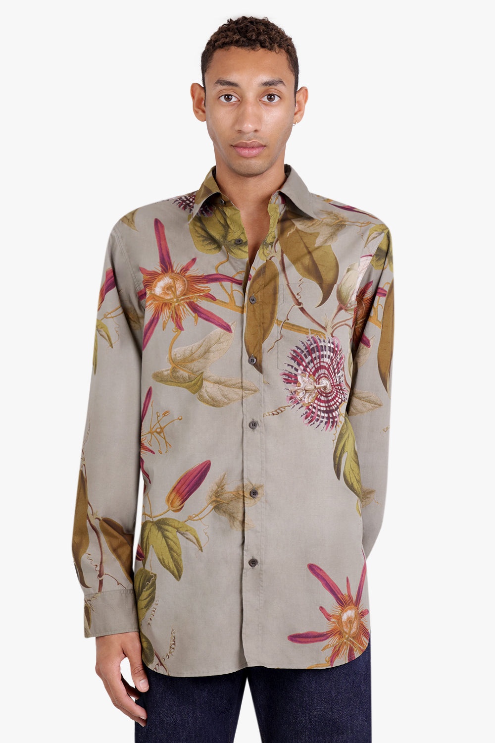 CANNON LIGHTWEIGHT PRINTED SHIRT | GREY - 3