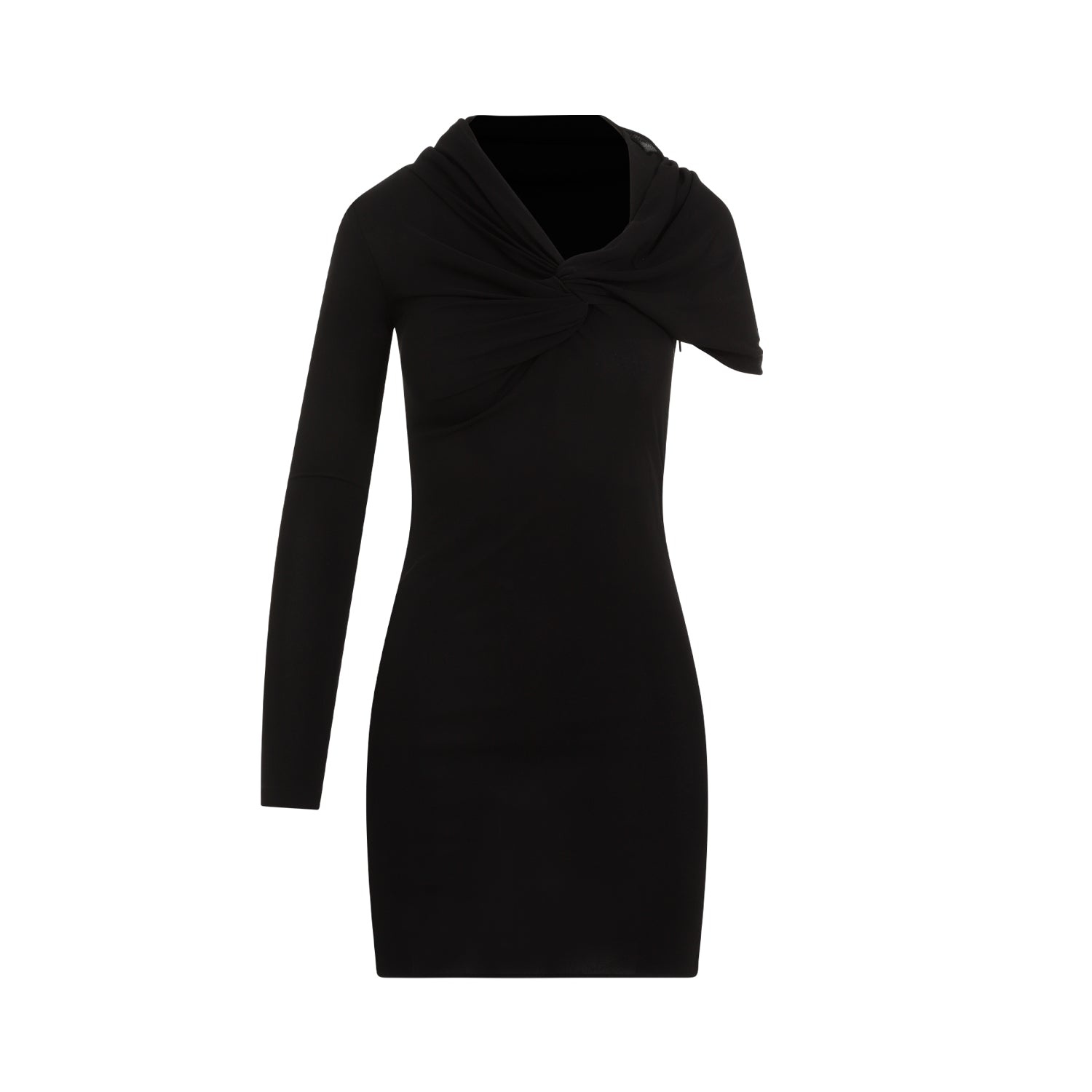 ワンピース Saint Laurent Black Viscose Mini Dress Saint Laurent Black Viscose Mini Dress () IFCHIC.COM