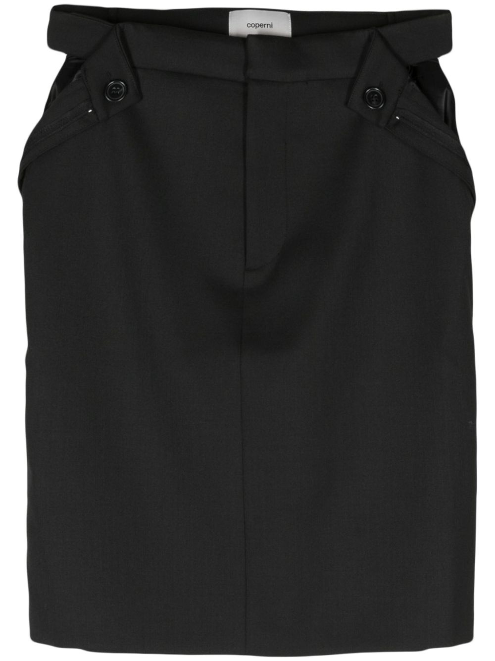 Open Hip pencil skirt - 1